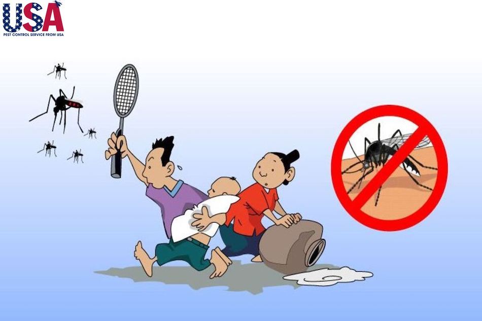 phun thuốc diệt muỗi
