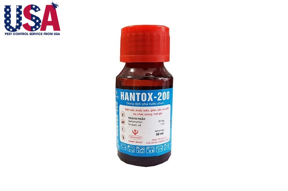 Hantox 200 - hóa chất diệt côn trùng đạt chuẩn WHO về độ an toàn, chất lượng