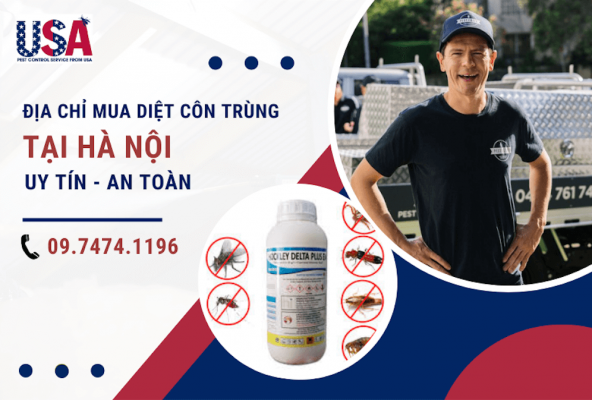 Địa chỉ mua thuốc diệt côn trùng tại Hà Nội